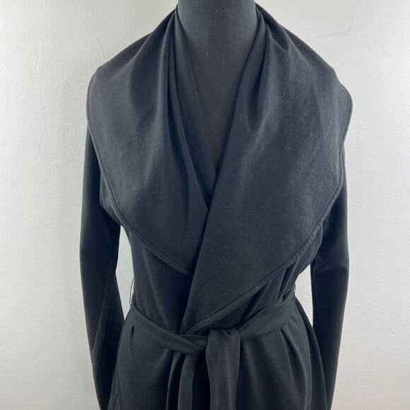 TAKASHIMAYA YEOHLEE Black Tie Waist Jacket Oversized Collar Long Sleeves  VTG - Picture 3 of 9